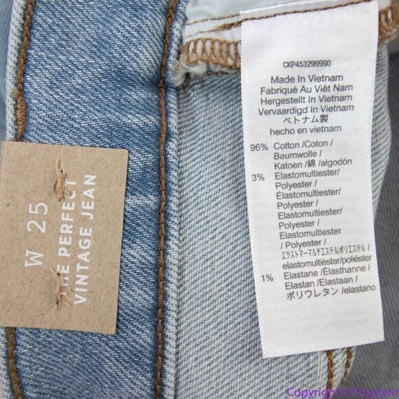 NEW Madewell The Perfect Vintage Jean in Coffey Wash: Worn-In Edition, 25 - Picture 15 of 16
